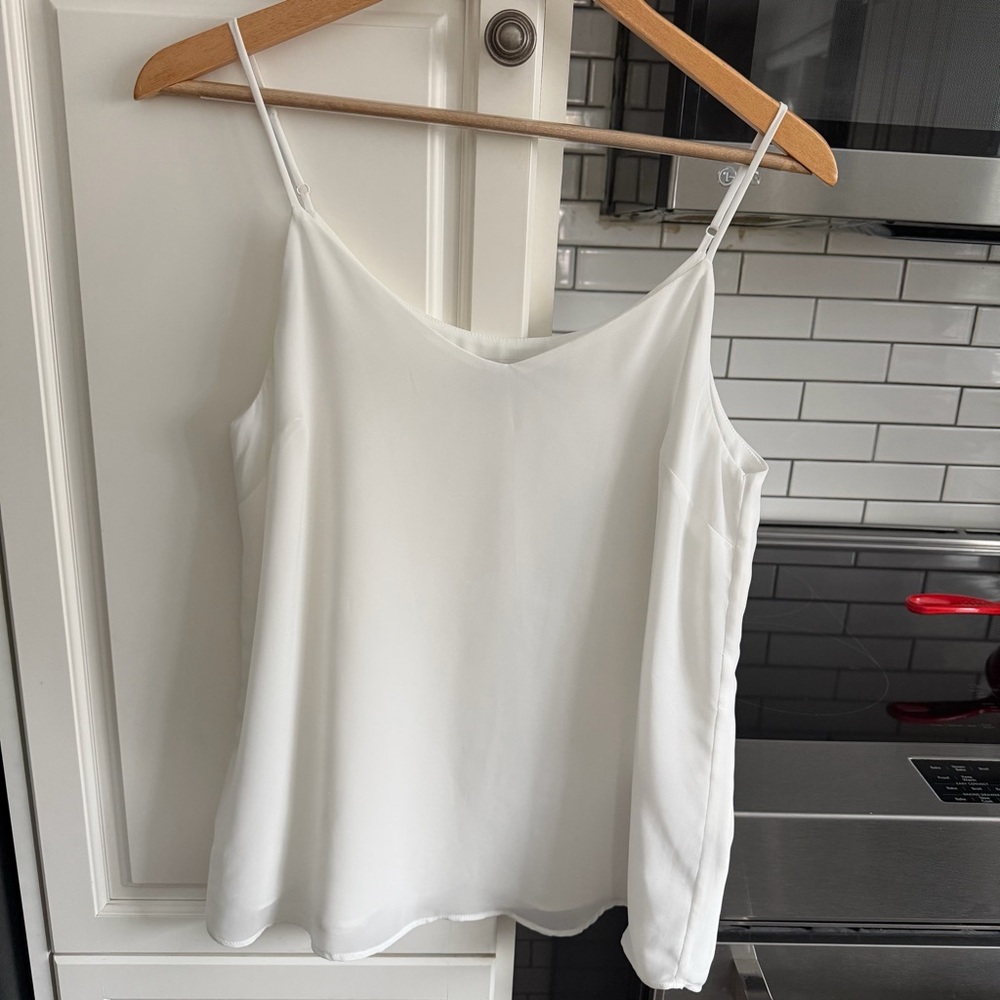 Simons Contemporaine White Camisole Top sz S